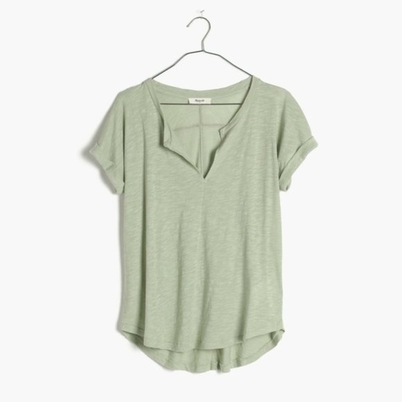 Turntable Split-Neck Tee - Picture 3 of 3